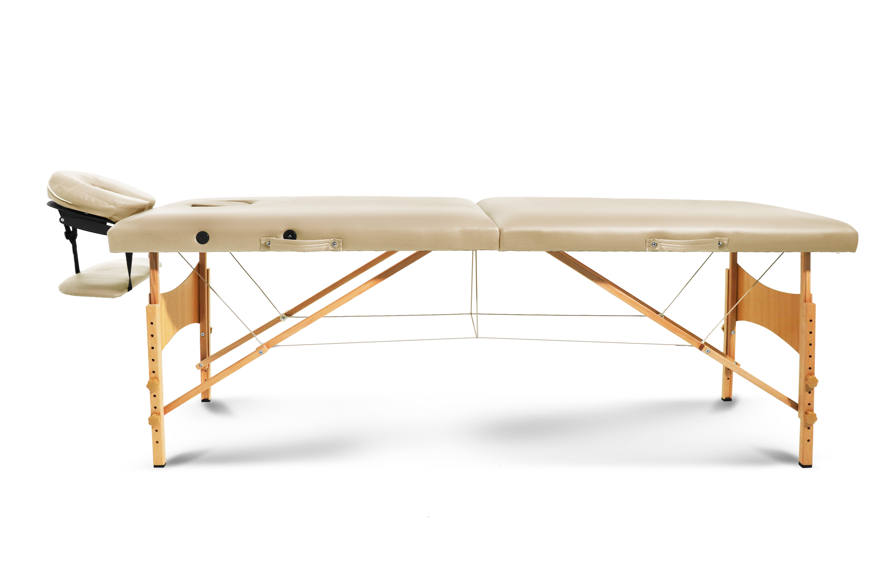 Массажный стол складной Start Line Delux Бежевый