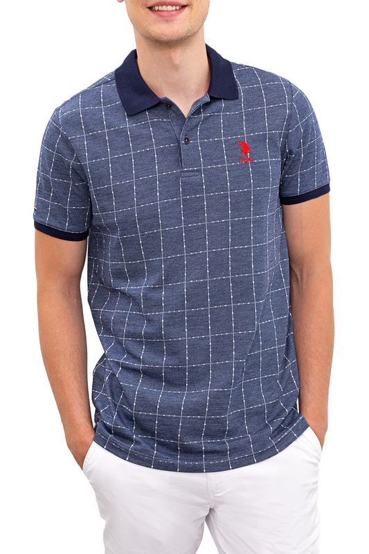 

Футболка-поло мужская G081SZ0110BECKETT U.S. POLO Assn. синяя M, G081SZ0110BECKETT