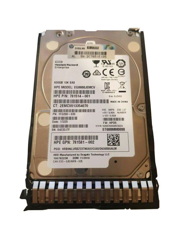 

Жесткий диск HP 872736-001 600 ГБ (872736-001), 872736-001