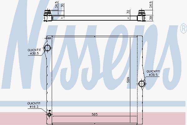 фото Радиатор nissens 60825