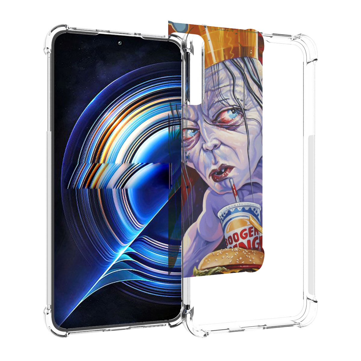 

Чехол MyPads любитель бургер кинга для Tecno Camon 19 Neo, Прозрачный, Tocco