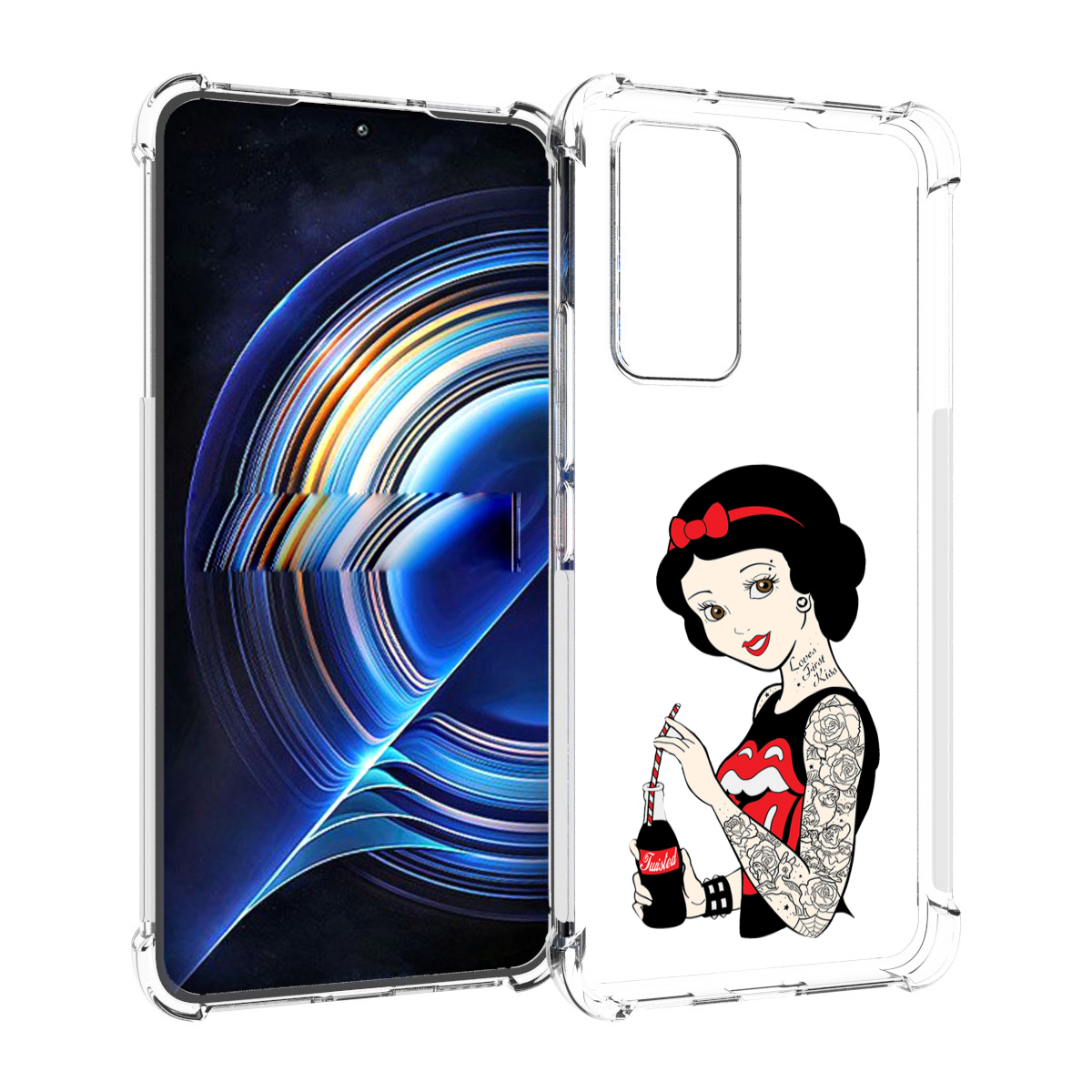 

Чехол MyPads любительница-колы женский для Tecno Camon 19 Neo, Прозрачный, Tocco