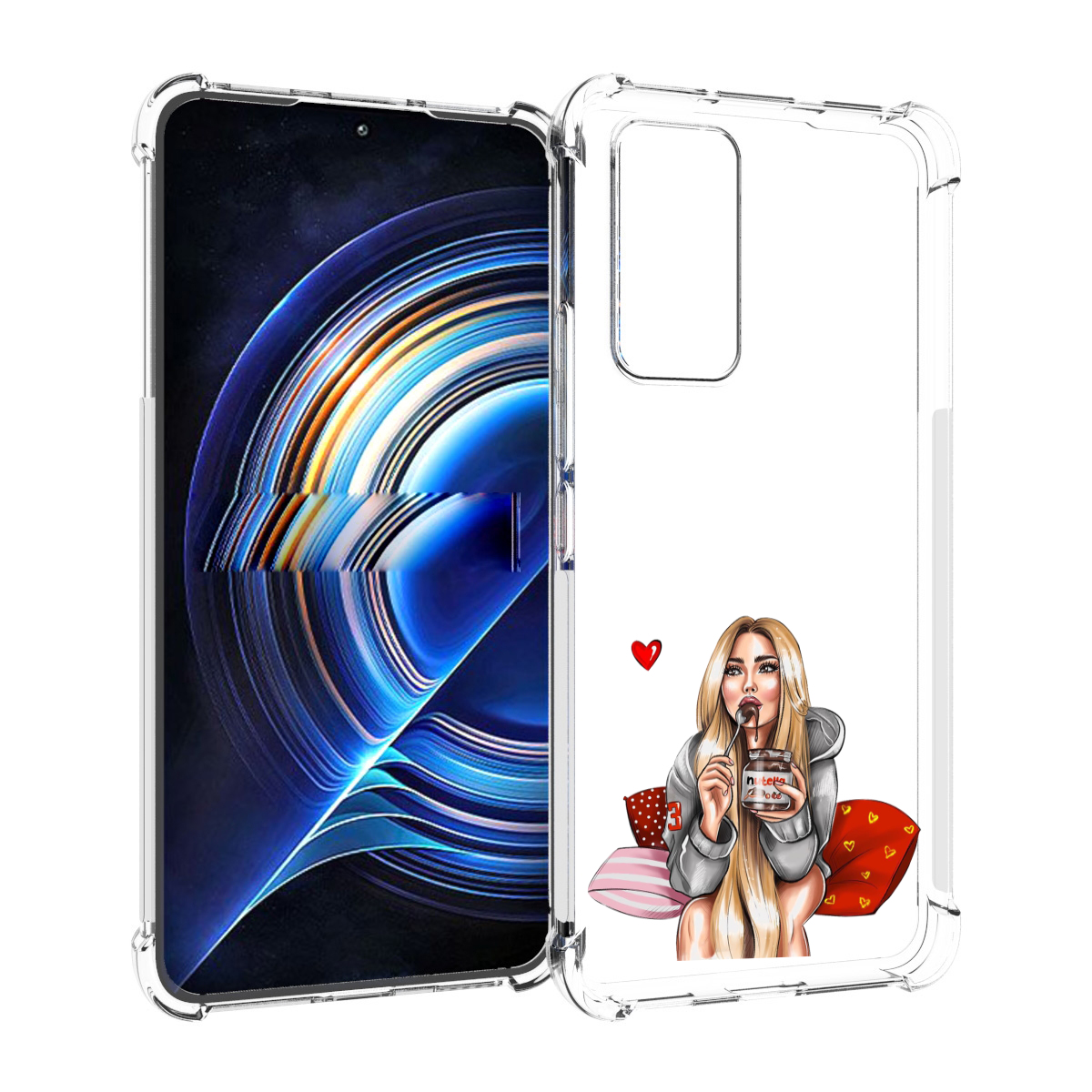 

Чехол MyPads любительница-нутеллы женский для Tecno Camon 19 Neo, Прозрачный, Tocco