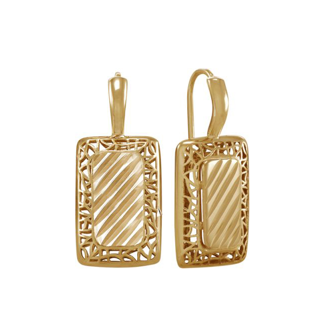 

Серьги из желтого золота Yahont 185195, 185195