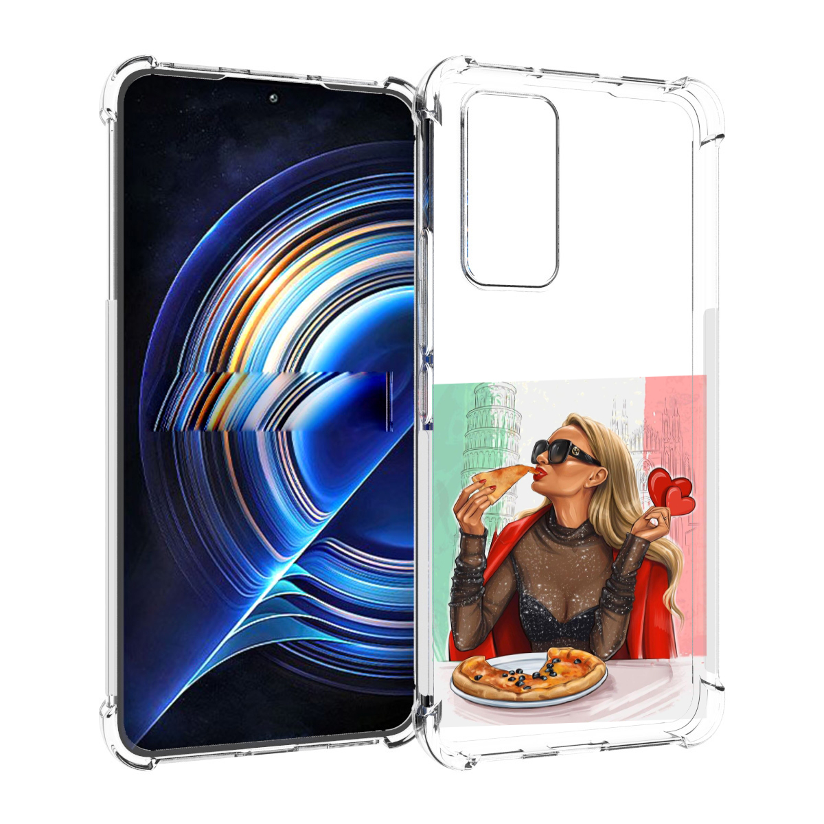 

Чехол MyPads любительница-пиццы женский для Tecno Camon 19 Neo, Прозрачный, Tocco