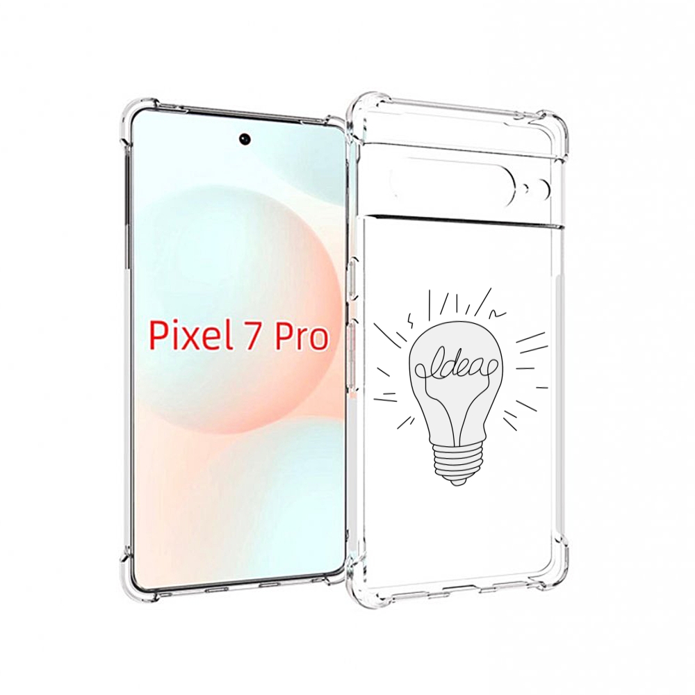 

Чехол Mypads Лампочка-С-Идеей Для Google Pixel 7 Pro, Прозрачный, Tocco