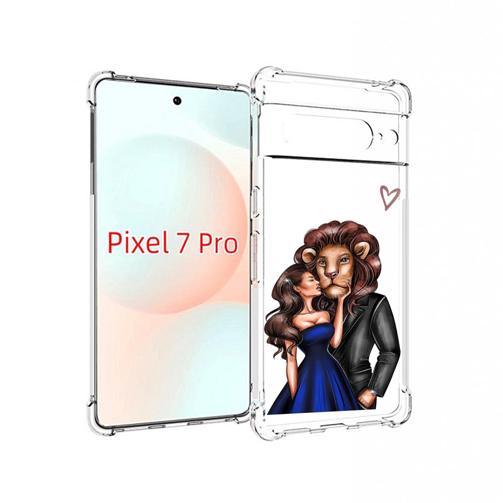 Чехол Mypads Лев-В-Смокинге Для Google Pixel 7 Pro