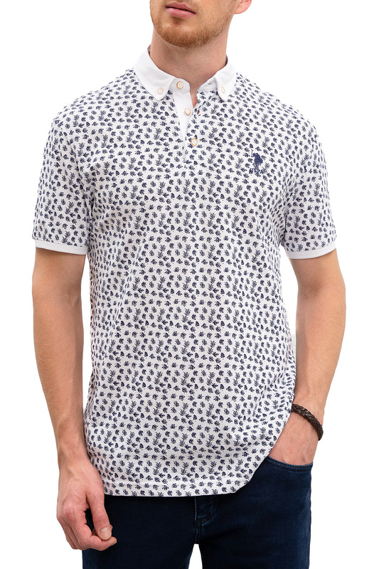 

Футболка-поло мужская G081SZ0110PACKER U.S. POLO Assn. белая M, G081SZ0110PACKER