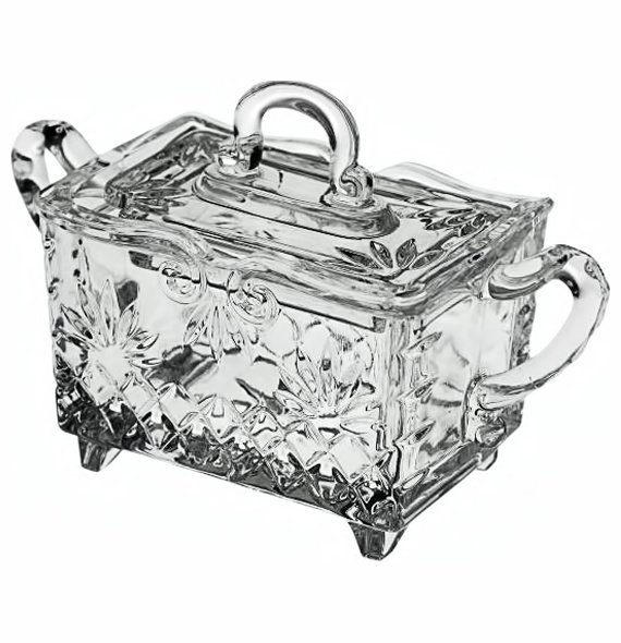 

Сахарница 14 см квадратная Crystal Bohemia "BAROQUE" 104297