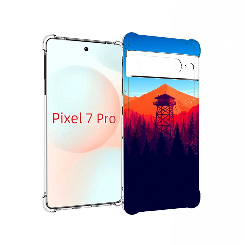 

Чехол Mypads Лес С Оранжевыми Горами Для Google Pixel 7 Pro, Прозрачный, Tocco
