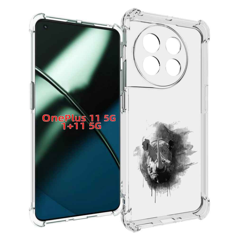 

Чехол MyPads носорог для OnePlus 11, Прозрачный, Tocco
