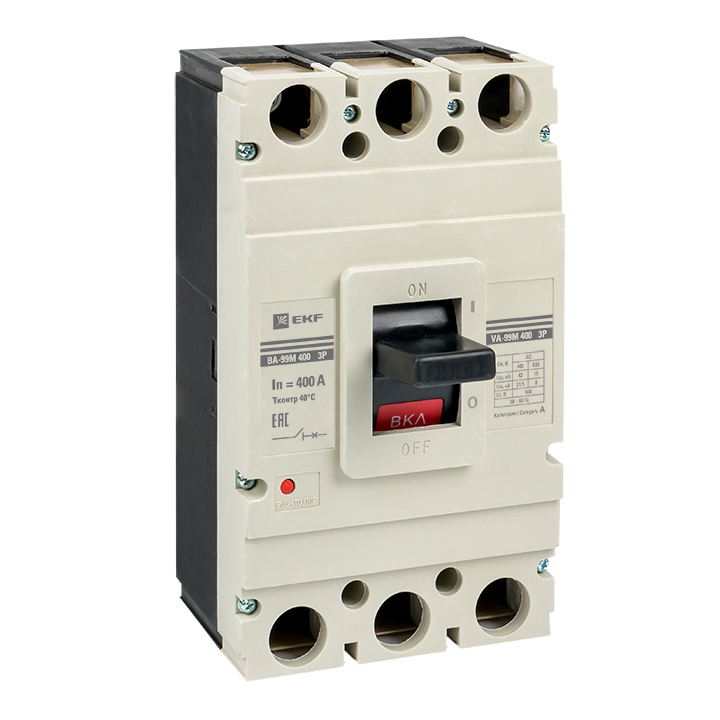 Выключатель автоматический ВА-99М  400/400А 3P 42кА EKF PROxima тест tetra watertest set 5 параметров 746718