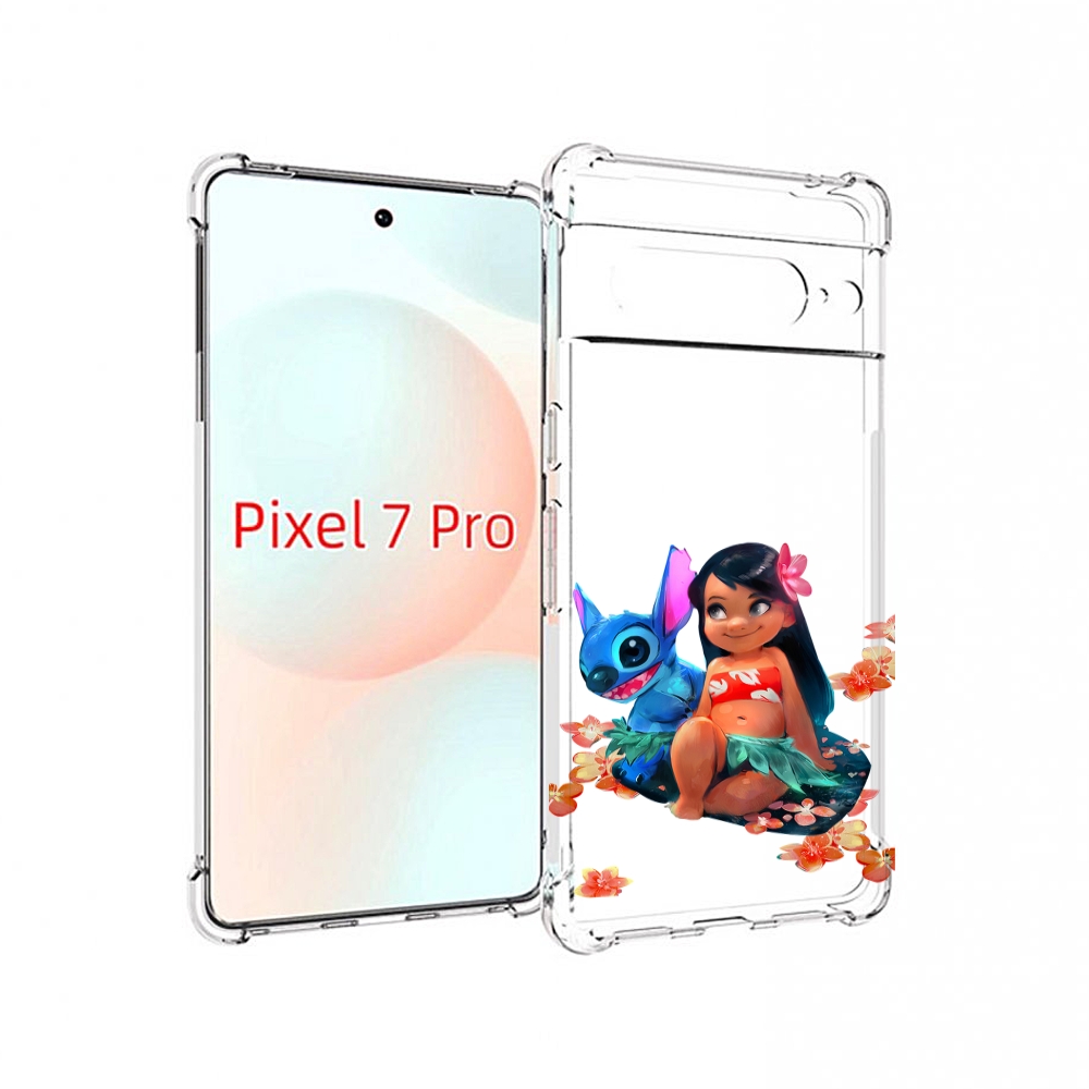 

Чехол Mypads Лила-И-Стич Детский Для Google Pixel 7 Pro, Прозрачный, Tocco