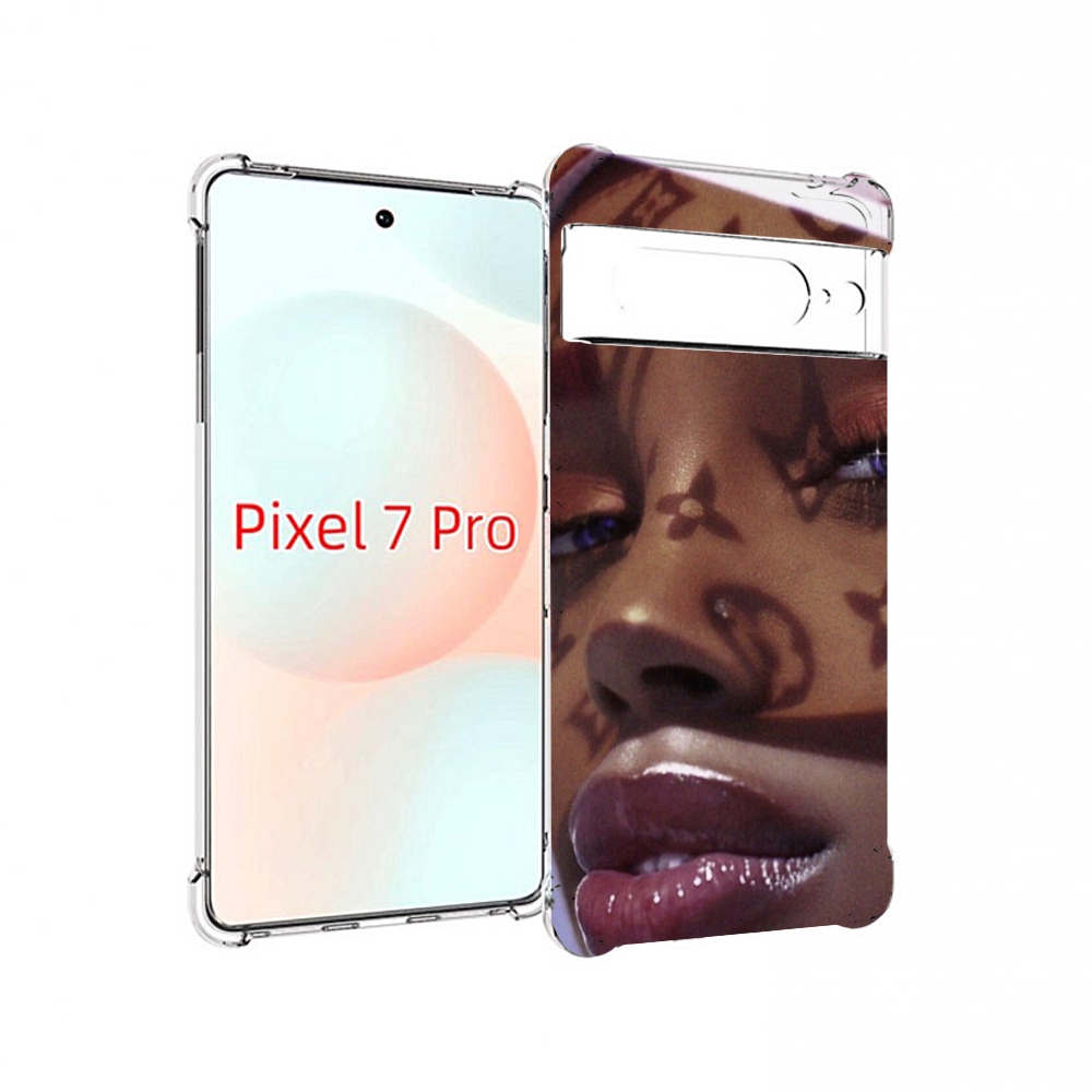 

Чехол Mypads Лицо Девушки Тень Женский Для Google Pixel 7 Pro, Прозрачный, Tocco