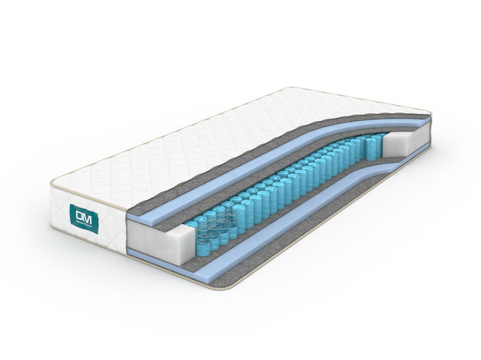 

Матрас Dream Master Кантри 12 SP 95х200, Белый, Кантри 12 SP