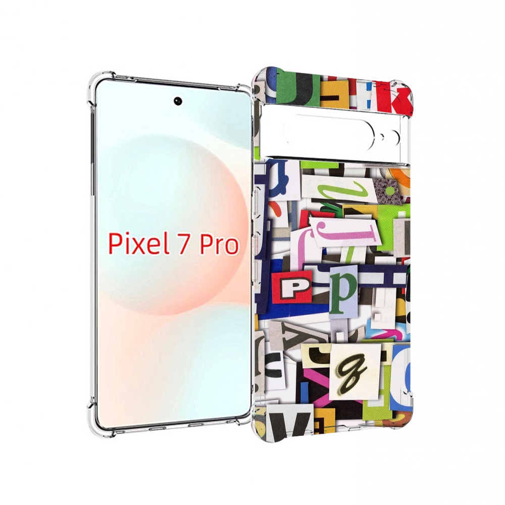 

Чехол Mypads Ломанные-Буквы Для Google Pixel 7 Pro, Прозрачный, Tocco