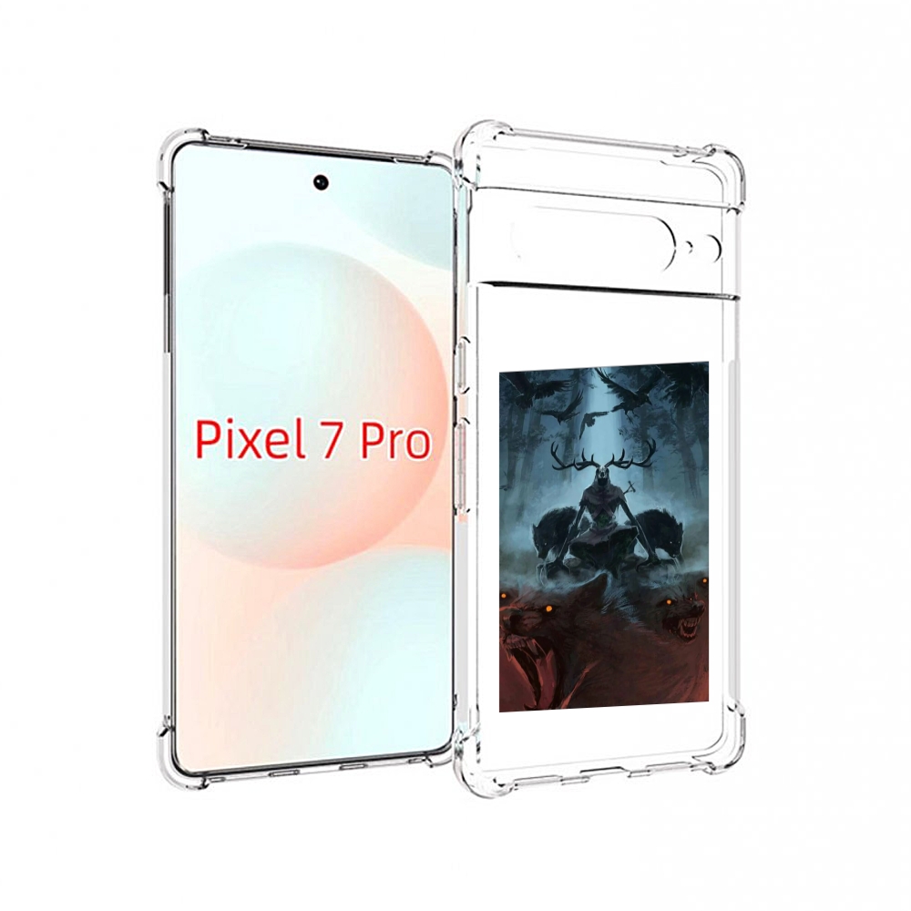 

Чехол Mypads Лось Демон Для Google Pixel 7 Pro, Прозрачный, Tocco