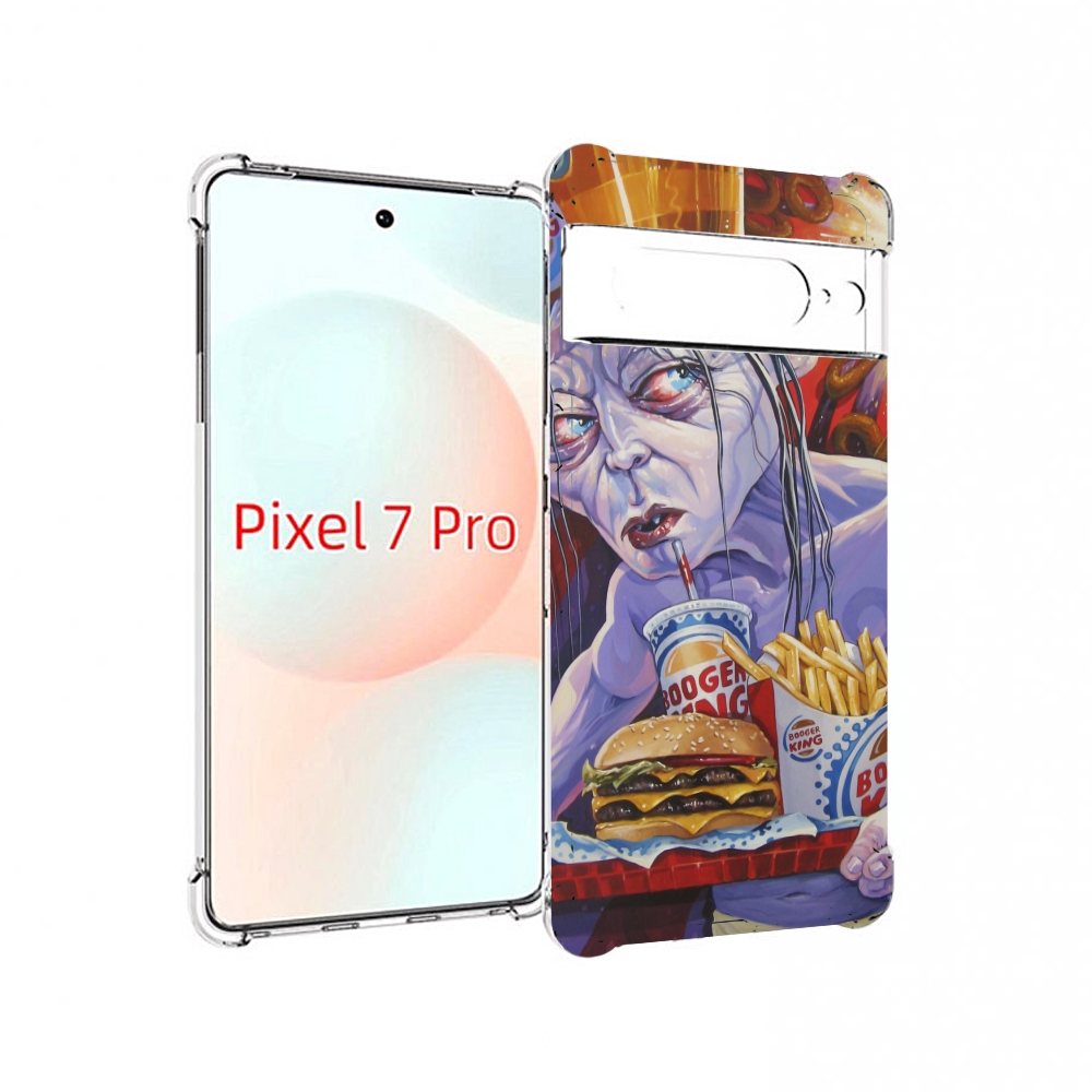 

Чехол Mypads Любитель Бургер Кинга Для Google Pixel 7 Pro, Прозрачный, Tocco