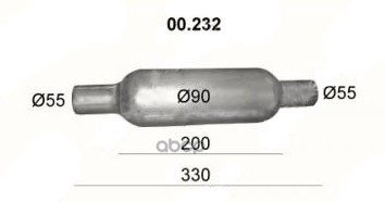 

Универ.Глуш. Polmostrow арт. 00.232, 00232