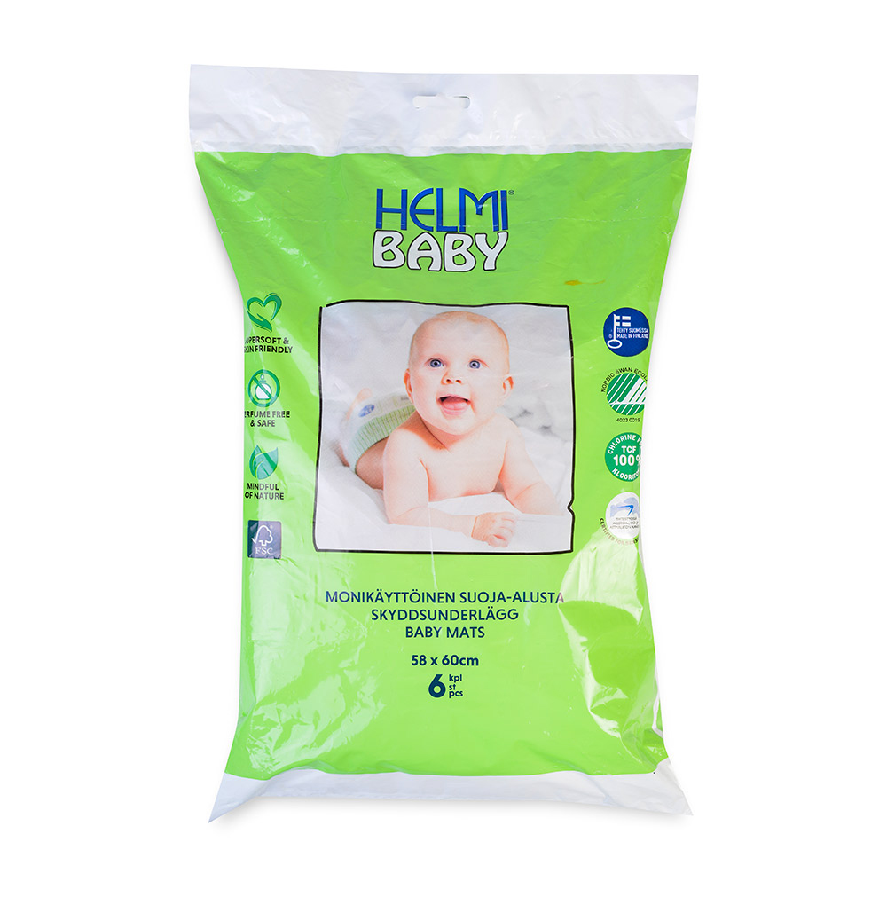 фото Пеленки детские helmi baby 58x60 см, 6 шт.