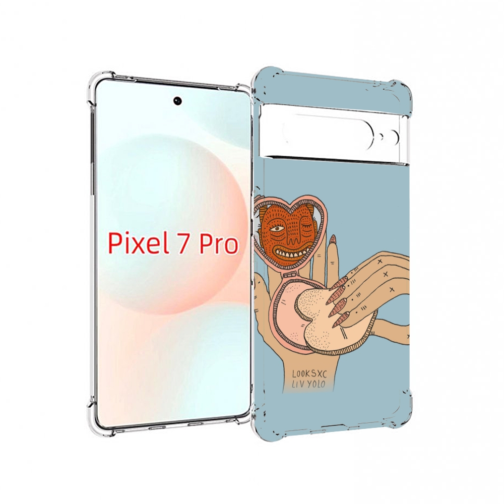 

Чехол Mypads Макияж Картинка Женский Для Google Pixel 7 Pro, Прозрачный, Tocco