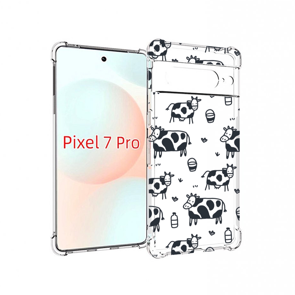 

Чехол Mypads Маленькие-Коровки Для Google Pixel 7 Pro, Прозрачный, Tocco