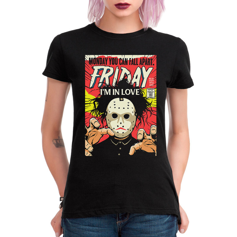 

Футболка женская DS Apparel The Cure - Friday I'm In Love 1 черная XL, Черный, The Cure - Friday I'm In Love 1