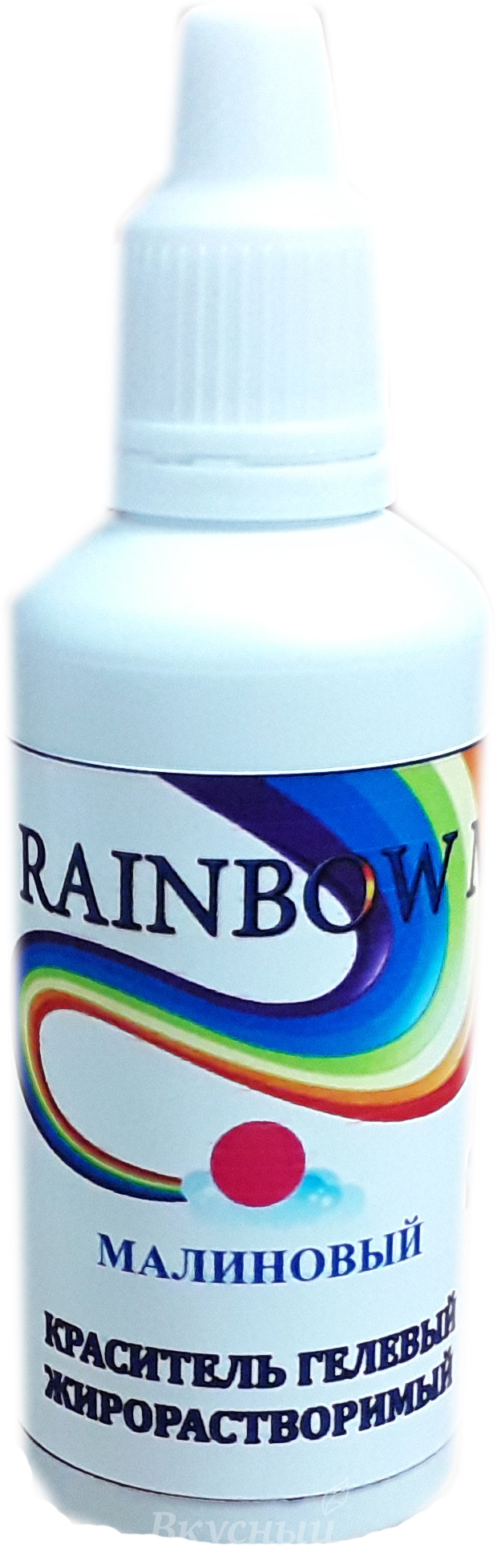 Краска гелевая жирорастворимая Малиновая Rainbow Man, 40 гр.