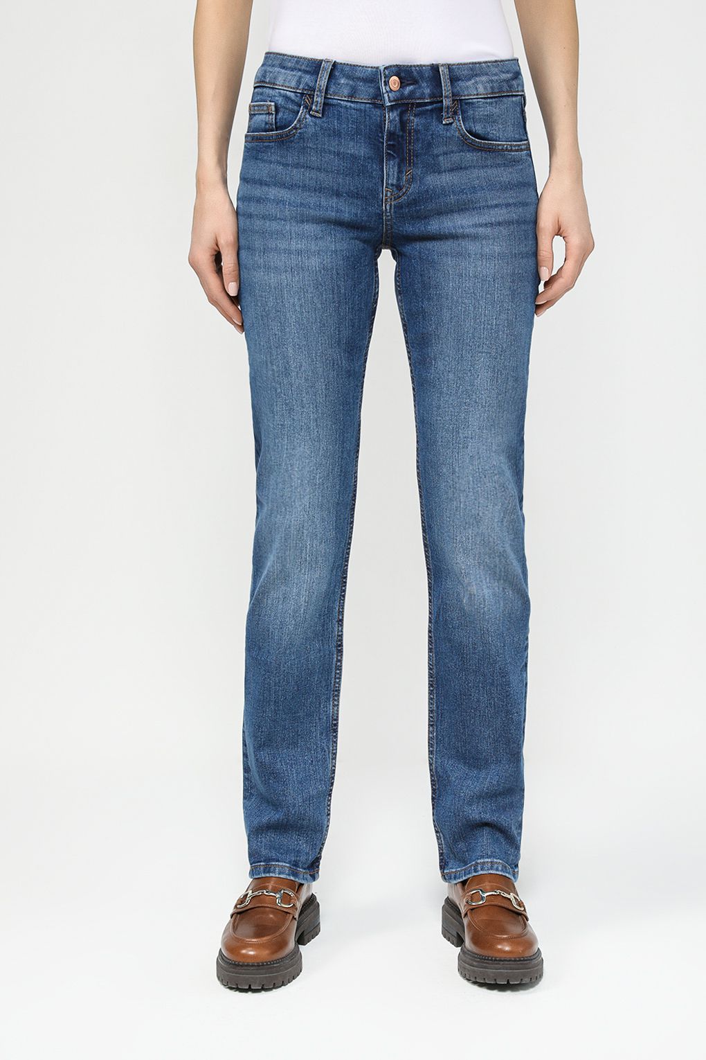 

Джинсы женские Esprit Casual 993EE1B371 синие 29/32, Синий, 993EE1B371