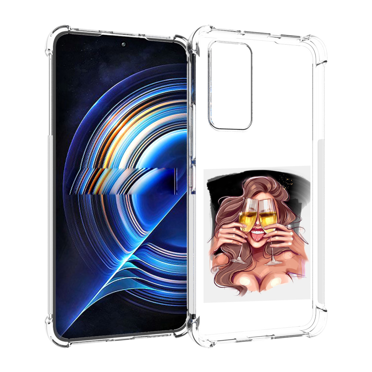 

Чехол MyPads любительница-шампанского-модель женский для Tecno Camon 19 Neo, Прозрачный, Tocco