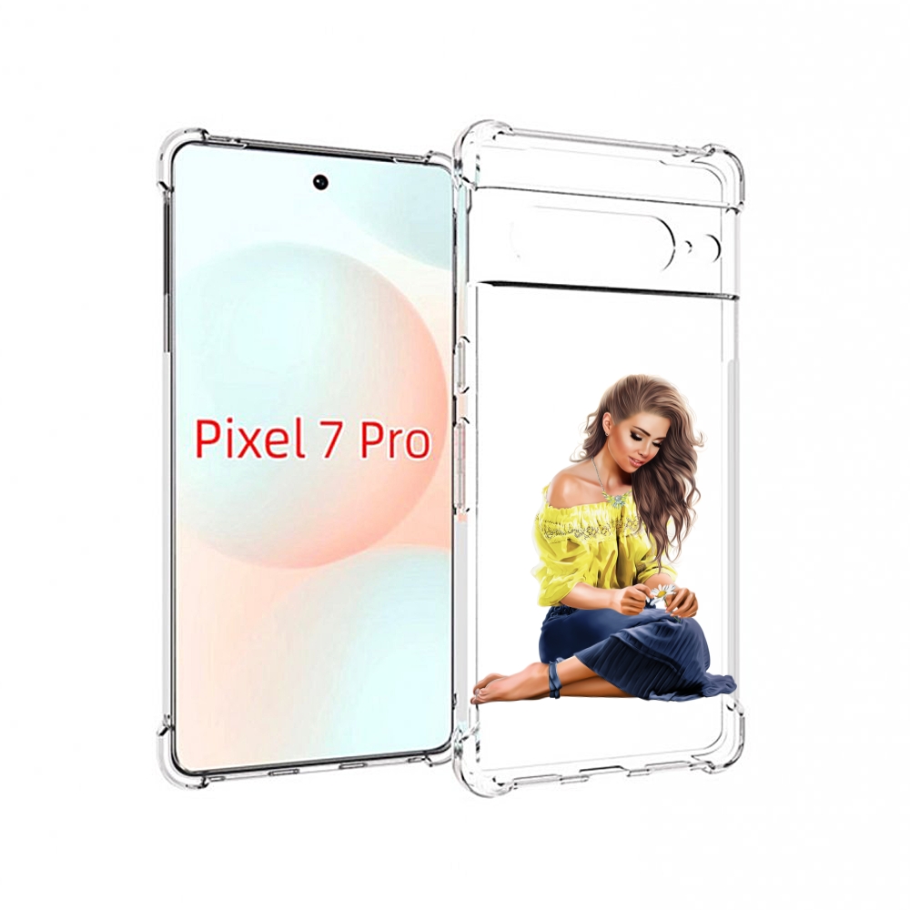 

Чехол Mypads Миленькая-Девочка Женский Для Google Pixel 7 Pro, Прозрачный, Tocco