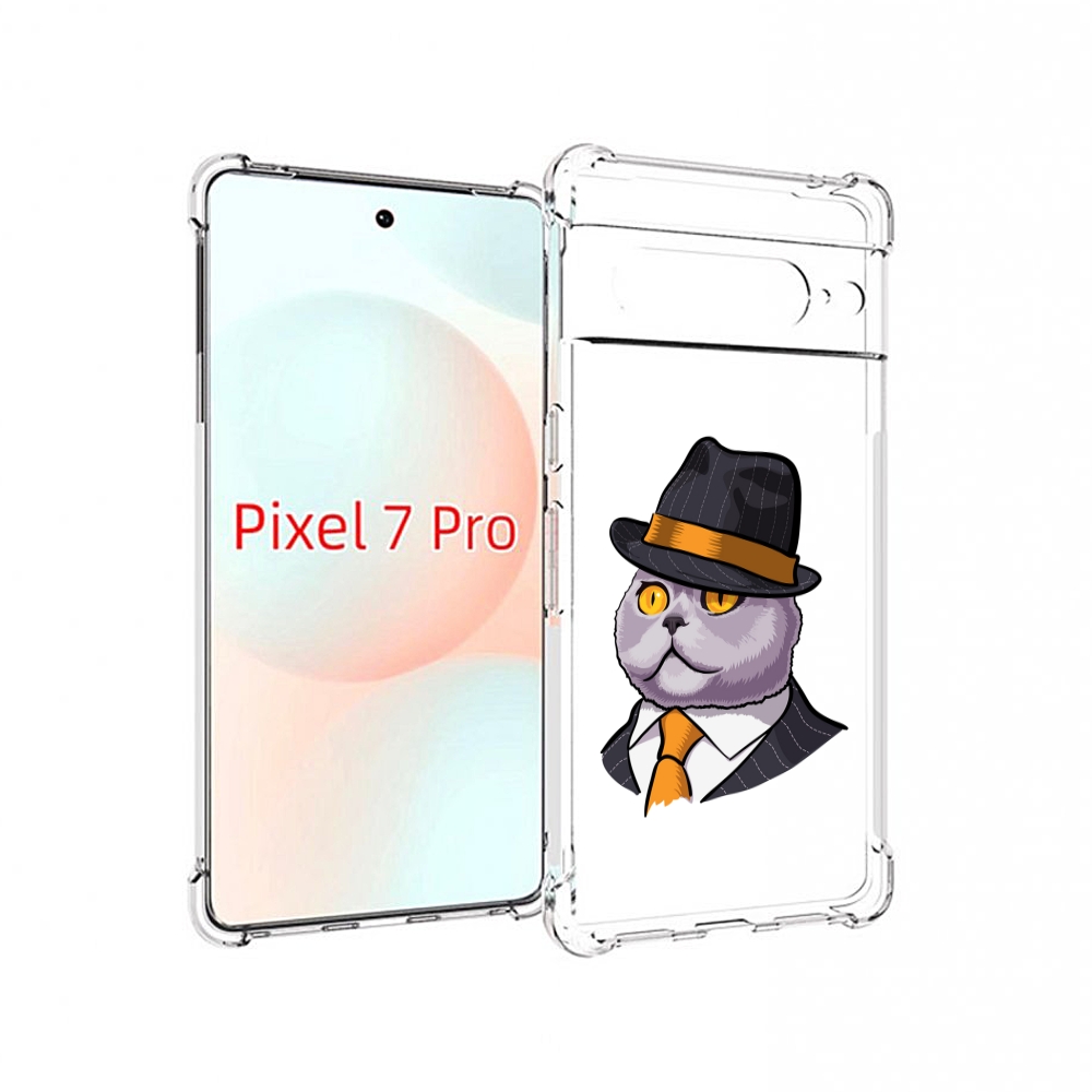 

Чехол Mypads Британец Для Google Pixel 7 Pro, Прозрачный, Tocco
