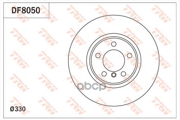 

TRW DF8050 Диск тормозной | перед |