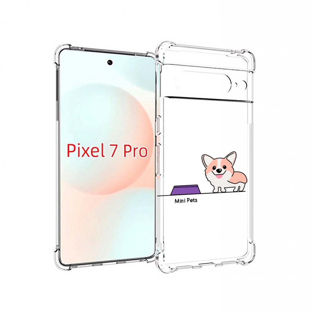 

Чехол Mypads Мини-Питомец Детский Для Google Pixel 7 Pro, Прозрачный, Tocco