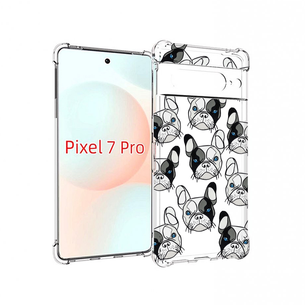 

Чехол Mypads Мини-Собачки-Черно-Белый Для Google Pixel 7 Pro, Прозрачный, Tocco