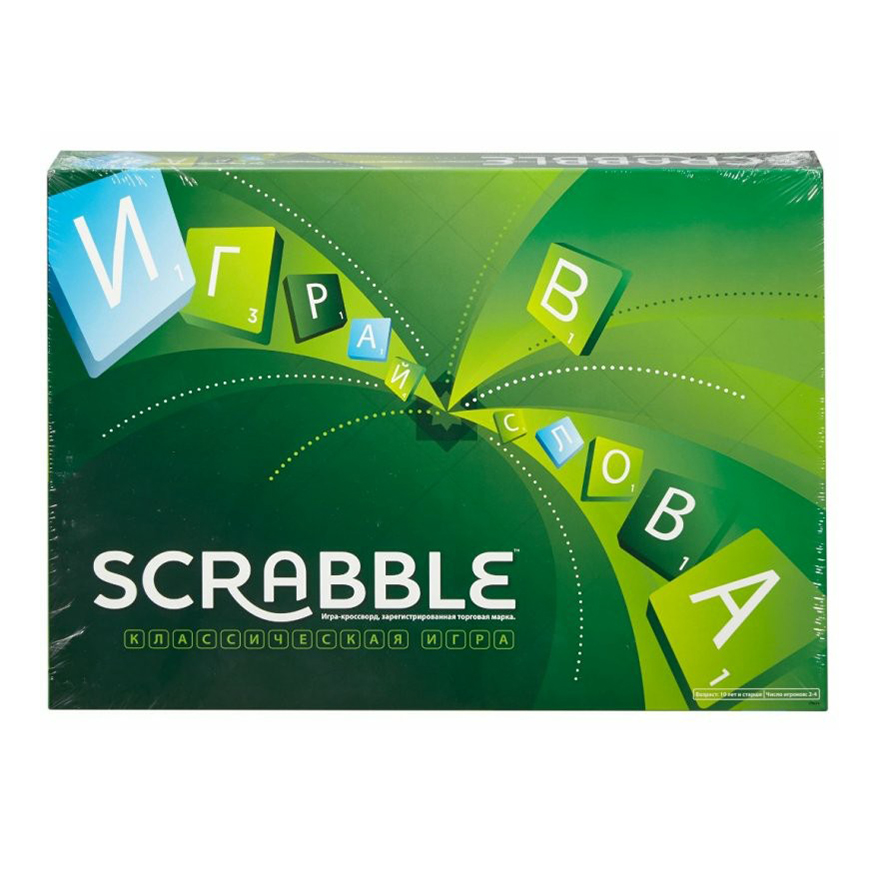 фото Настольная игра mattel, scrabble классический