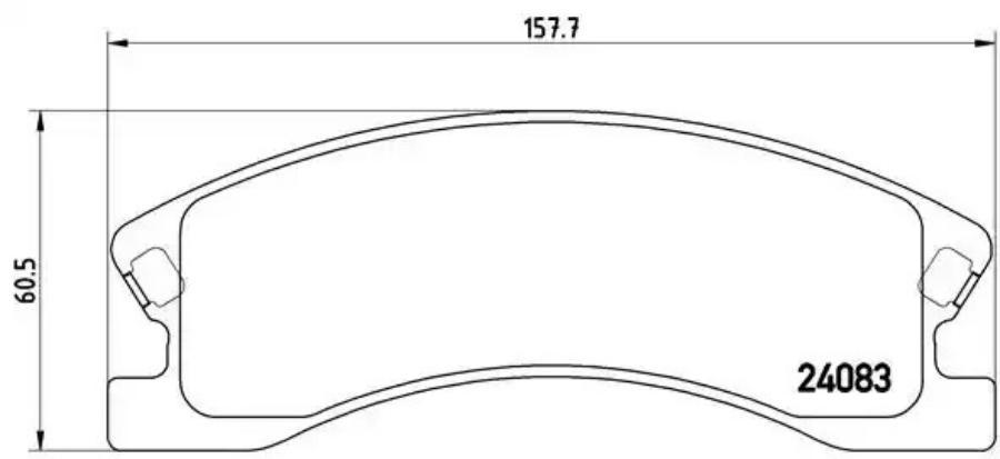 

Колодки торм.пер. JEEP Grand cherokee II 2.7 CRD 4X4 10/01-> BREMBO