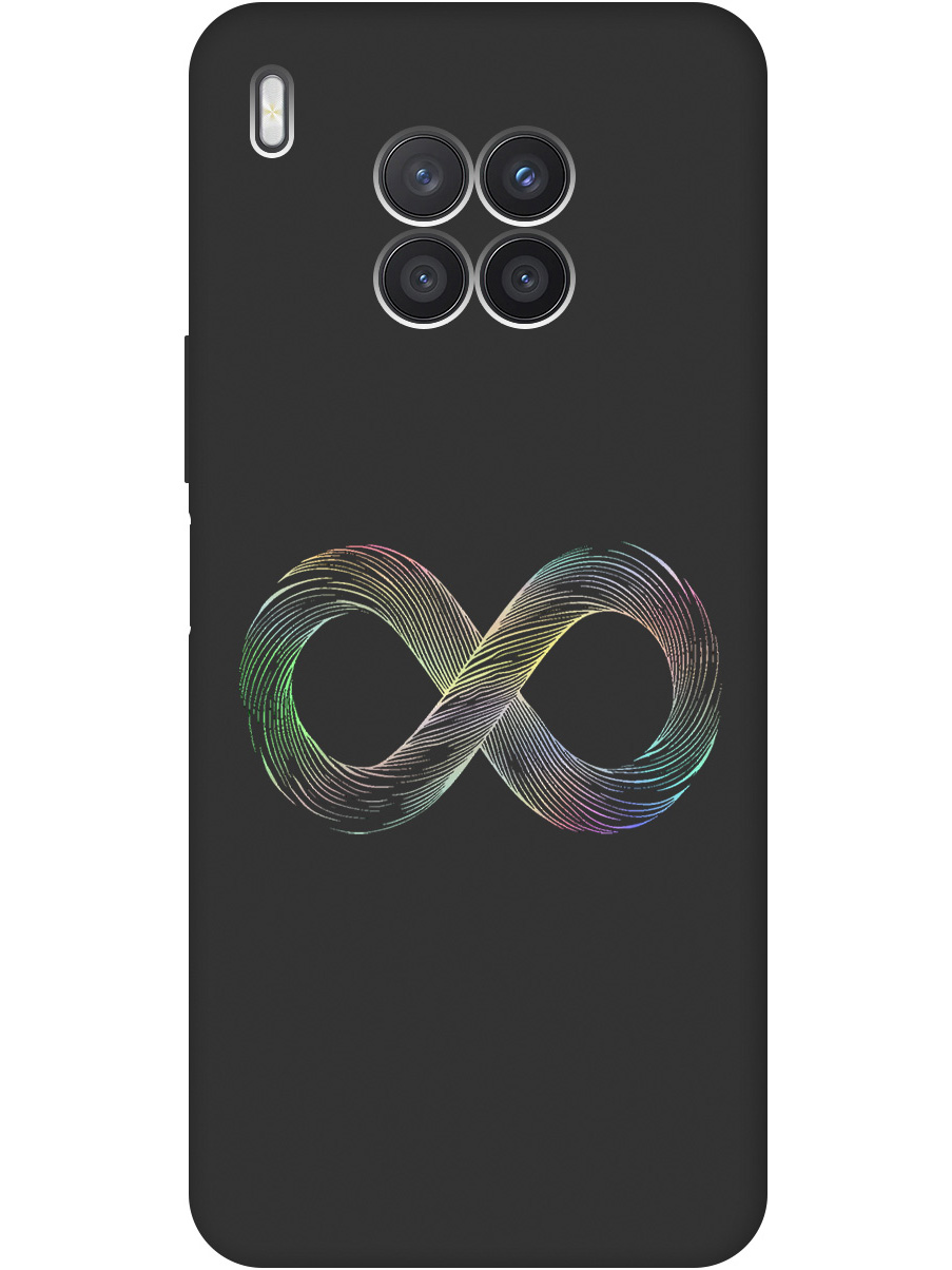 

Силиконовый чехол на Honor 50 Lite / Huawei Nova 8i с принтом матовый черный 846124, Черный;серебристый, 732493861