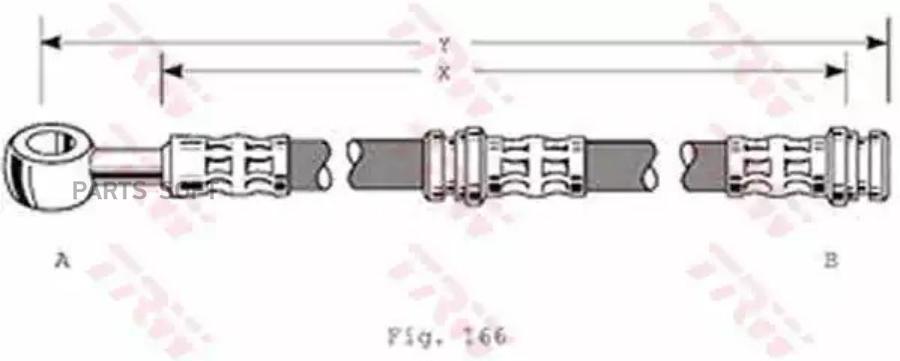 

Phd346_шланг тормозной передний l=470 volvo s40/v40 1.6-2.0d 96-04