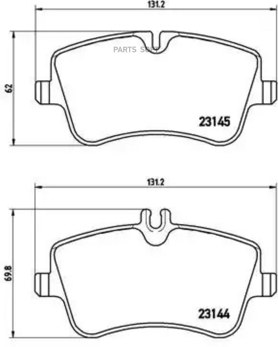 

Колодки торм.пер. MERCEDES-BENZ C-CLASS (W203) C 180 (203.035) Kw 95 10/00 - 05/02 BREMBO