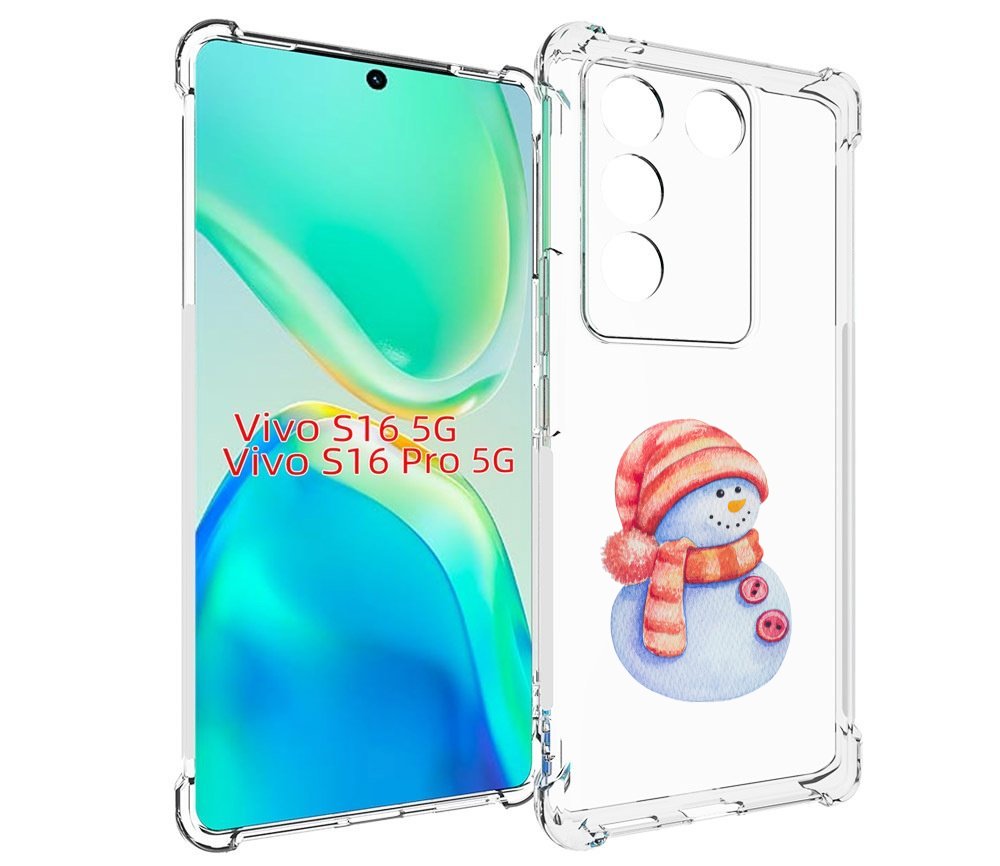

Чехол MyPads Веселый снеговик для Vivo S16 5G / S16 Pro 5G / V27 / V27 Pro, Tocco