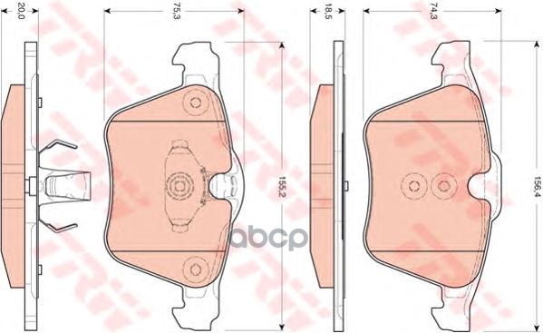 Колодки тормозные дисковые передн ford:s-max 05.06- 100041022341