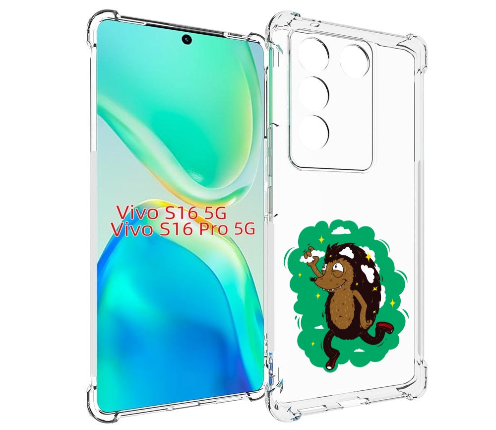 

Чехол MyPads Ежик в облаках для Vivo S16 5G / S16 Pro 5G / V27 / V27 Pro, Tocco