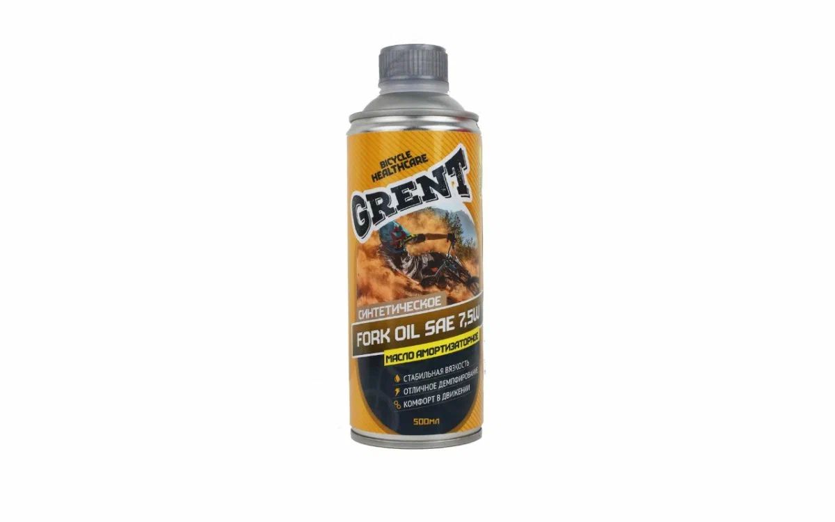 

Масло амортизаторное GRENT Fork Oil 7,5W 500мл (40792), Бежевый, Fork Oil 7,5W