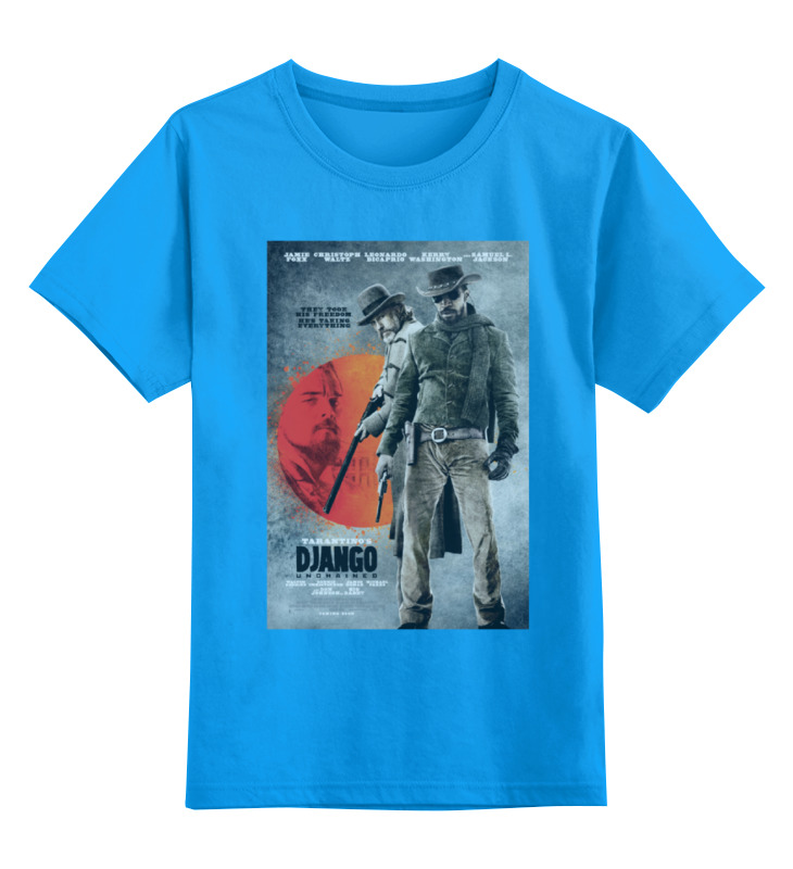 

Футболка детская Printio Django цв. голубой р. 152, Django