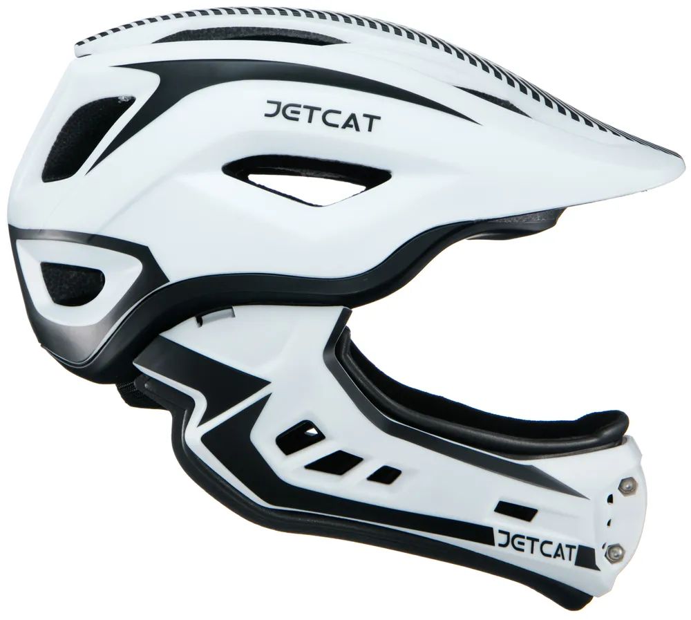 Шлем Jetcat Raptor Белый/Чёрный размер S сковорода блинная granit ultra d 24 см пластиковая ручка антипригарное покрытие чёрный