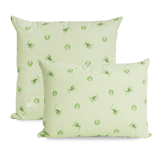 Подушка Бамбук 68х68 средняя Бамбук/ПЭ, Поплин