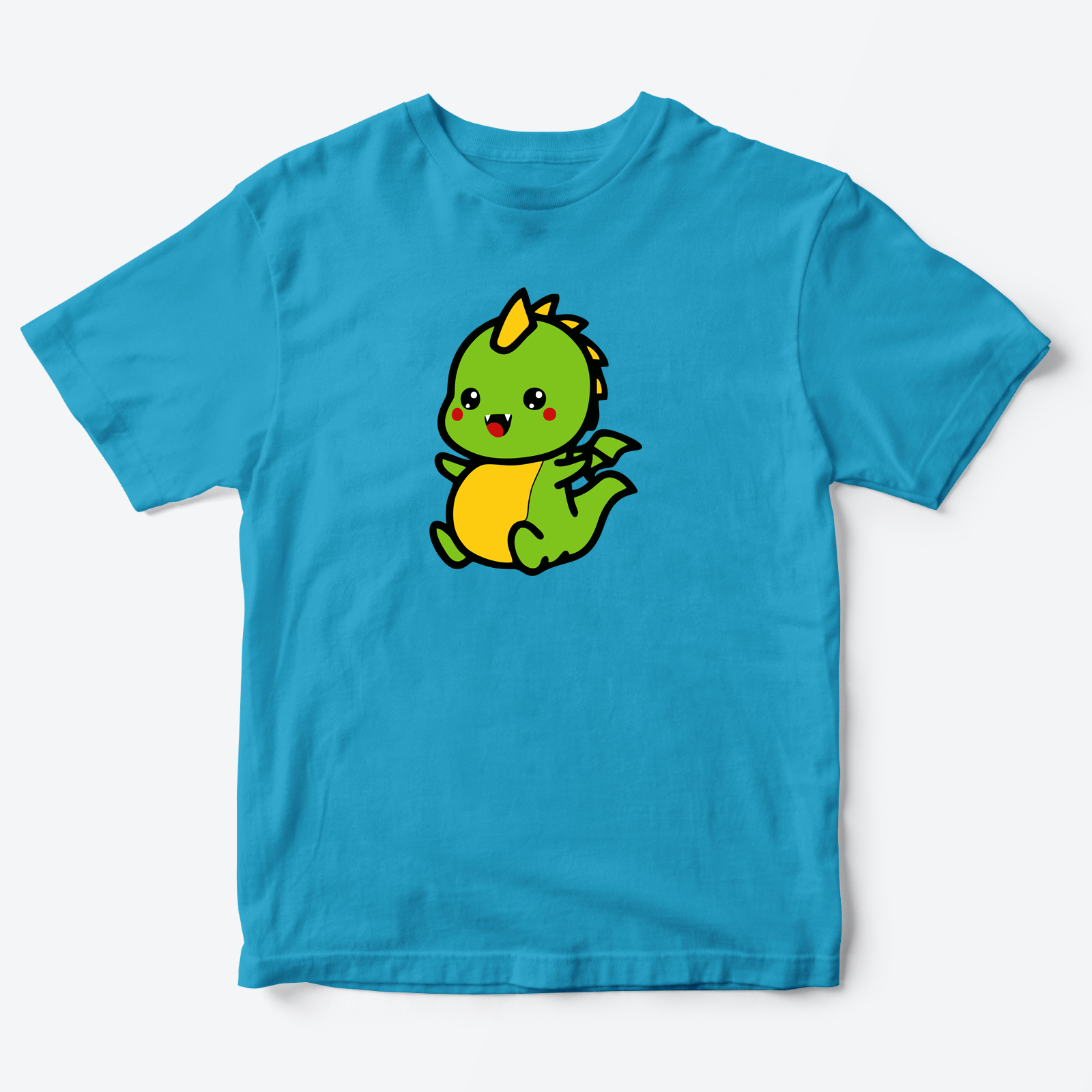 

Футболка детская SHARP&CUT DFD951599, голубой с зелено-желтым, 156, DFD951599