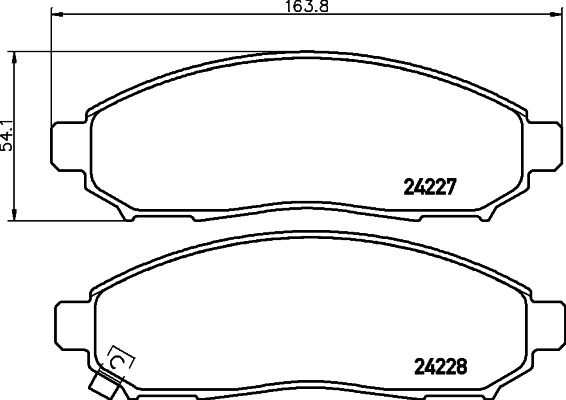 

Колодки Дисковые Передние Nissаn Раthfindеr 2.5Dсi 4Wd 05> NISSHINBO np2020 Nр2020