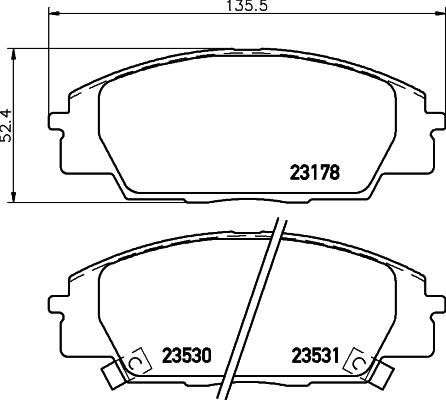 

Nр8019_Колодки Дисковые Передние Ноndа Сiviс 2.0I Туре-R/1.7Сdтi 02>/S2000 2.0I 99> NISSHI